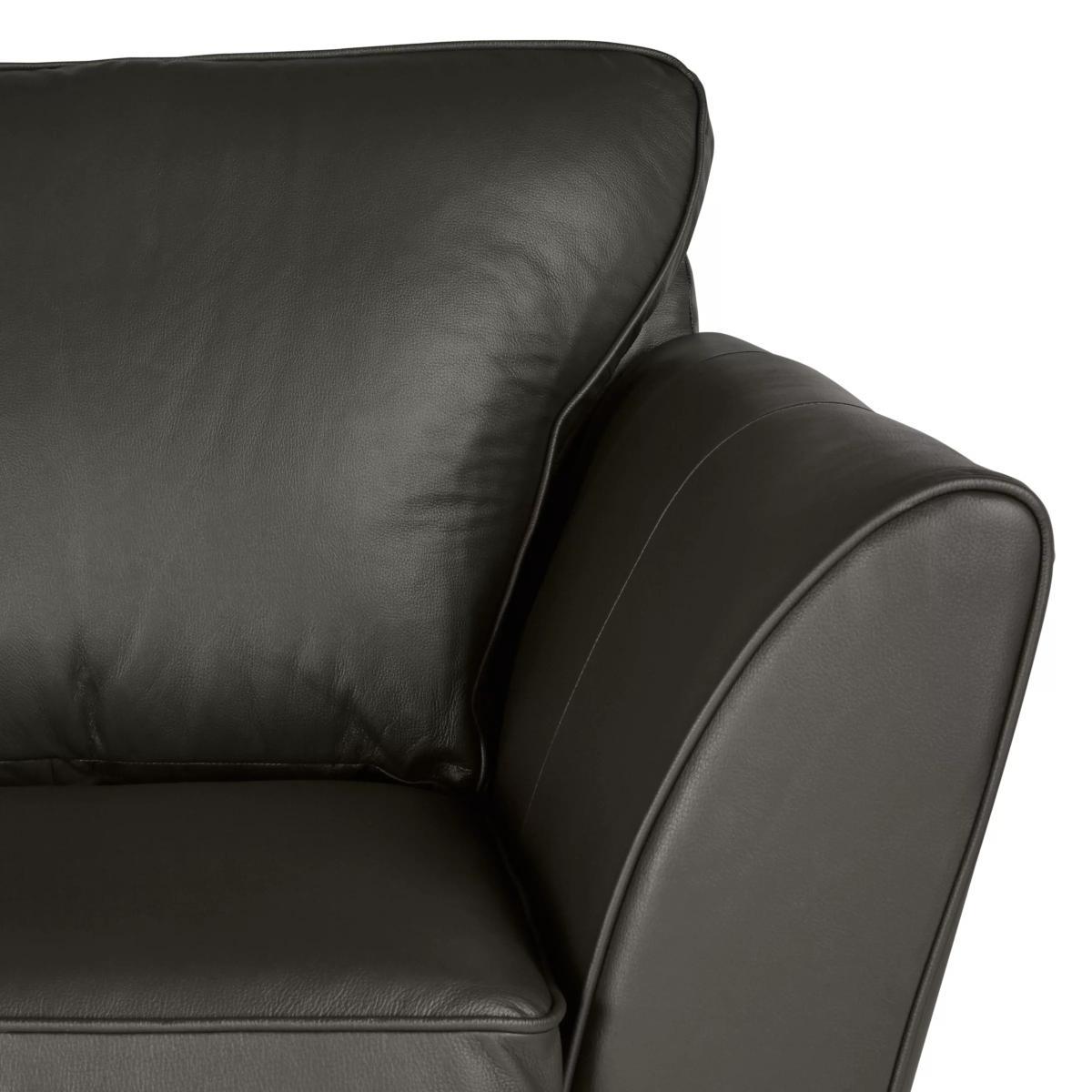 John Lewis & Partners Oslo Leather Medium 2 Seater Sofa, Dark Leg – image 5