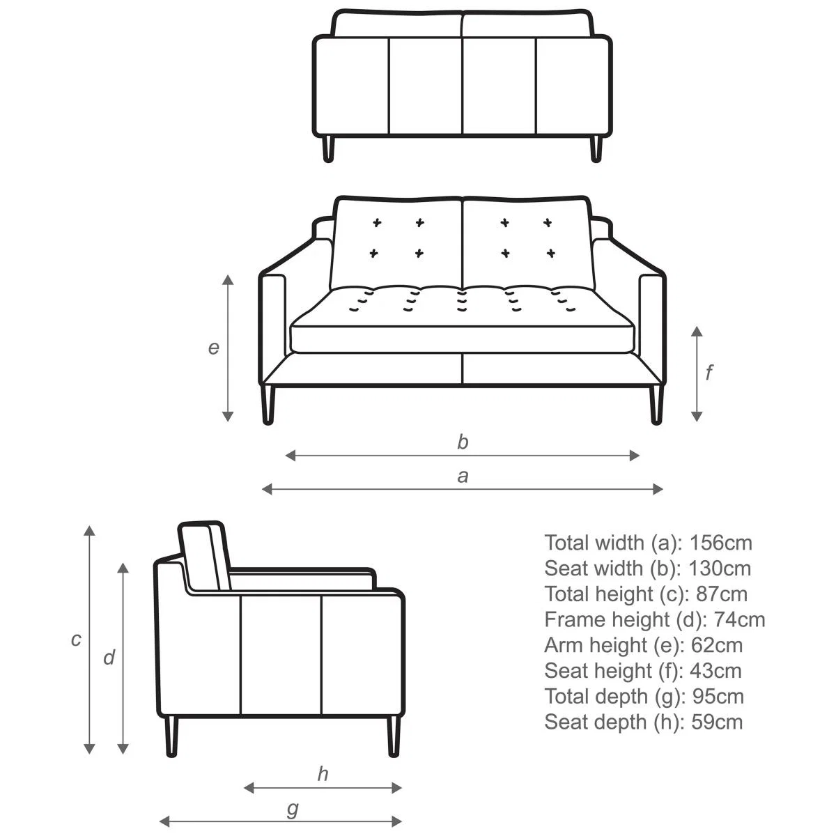 John Lewis & Partners Draper Medium 2 Seater Sofa – image 9