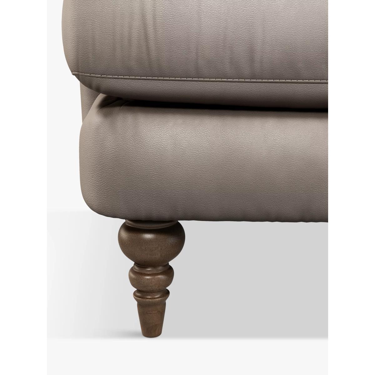 John Lewis & Partners Harrogate High Back Large 3 Seater Leather Sofa, Dark Leg – image 5