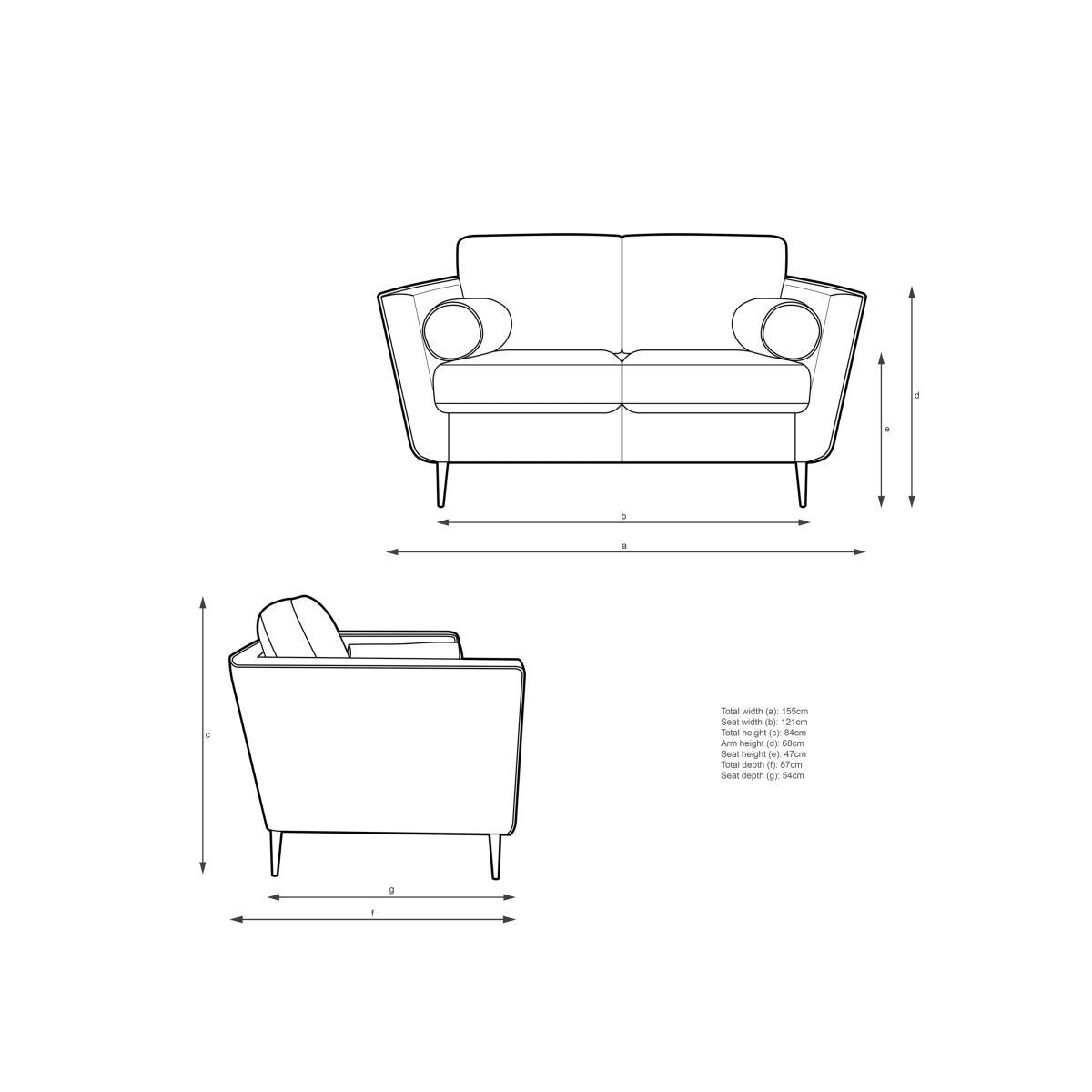 John Lewis & Partners Rise Small 2 Seater Sofa, Metal Leg – image 7