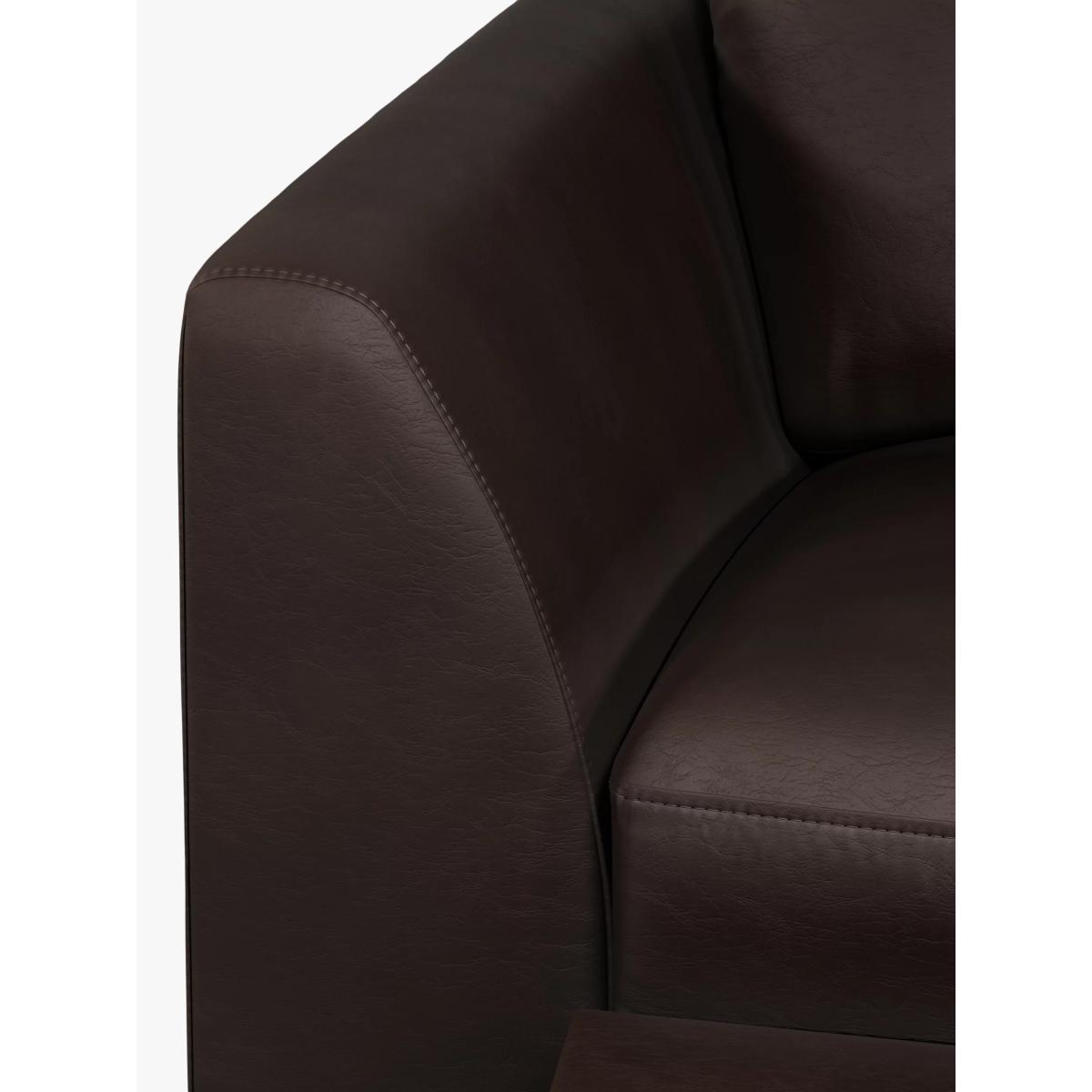 John Lewis & Partners Belgrave Motion Large 3 Seater Leather Sofa with Footrest Mechanism, Metal Leg – image 5
