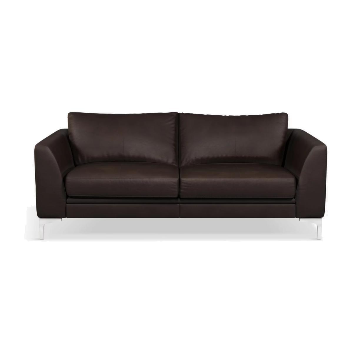 John Lewis & Partners Belgrave Motion Large 3 Seater Leather Sofa with Footrest Mechanism, Metal Leg – image 1