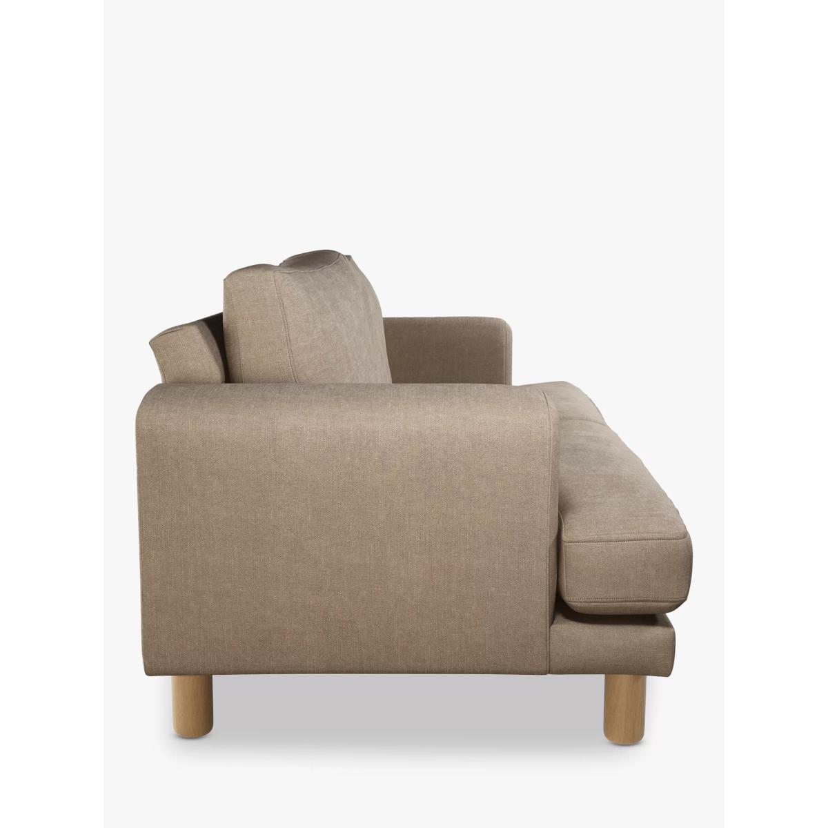 John Lewis & Partners Broadview Large 3 Seater Sofa, Light Leg – image 2