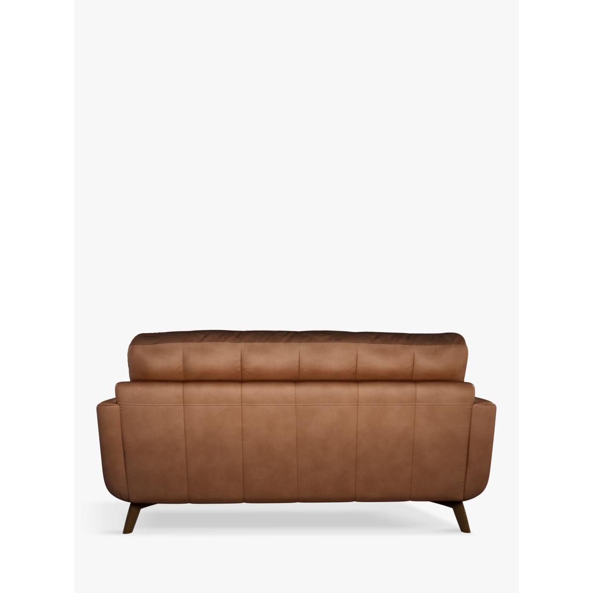 John Lewis & Partners Barbican Medium 2 Seater Leather Sofa, Dark Leg – image 3