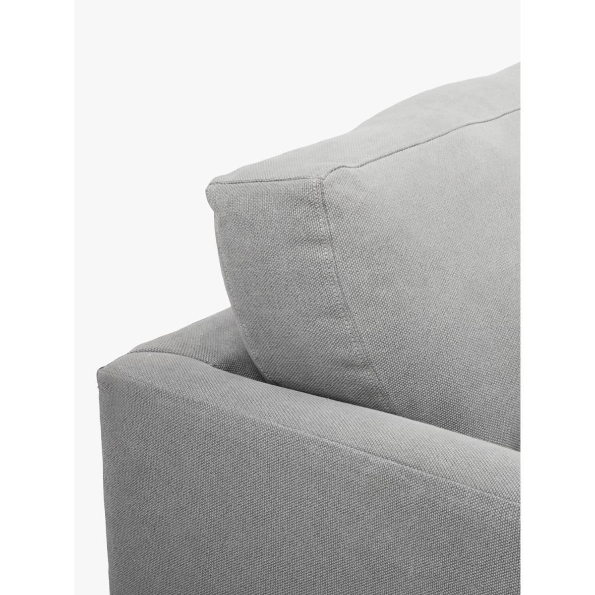 west elm Haven Large 3 Seater Sofa, Washed Canvas Feather Grey – image 2