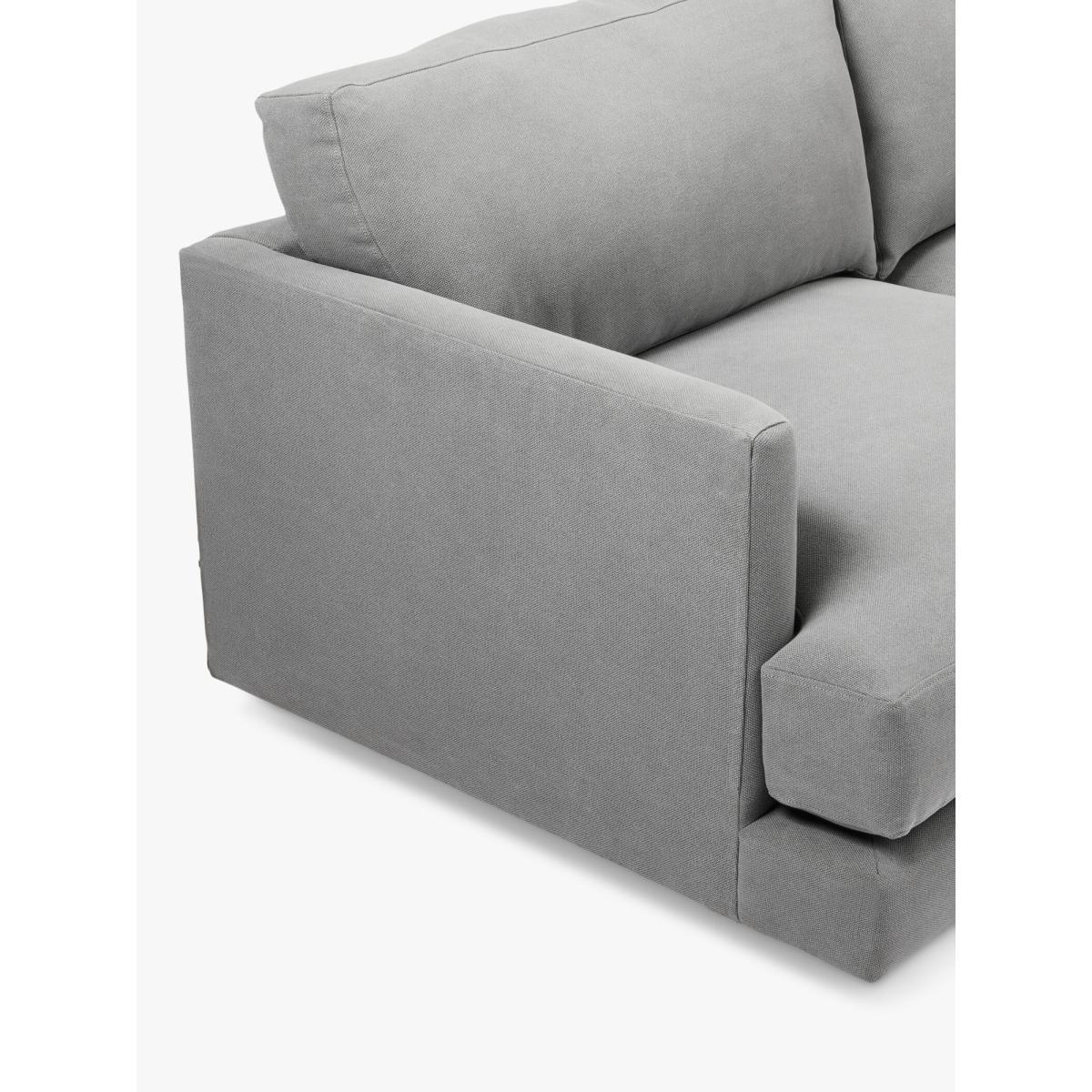 west elm Haven Large 3 Seater Sofa, Washed Canvas Feather Grey – image 3