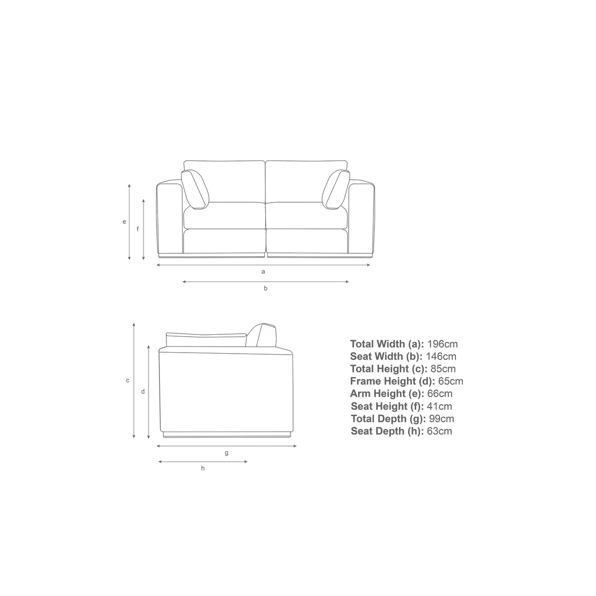 John Lewis + Swoon Rubik Small 2 Seater Sofa – image 7