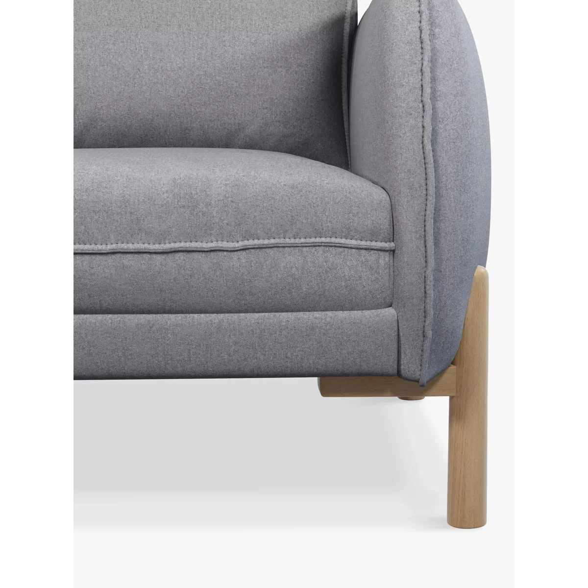 John Lewis & Partners Pillow Small 2 Seater Sofa, Light Leg – image 4