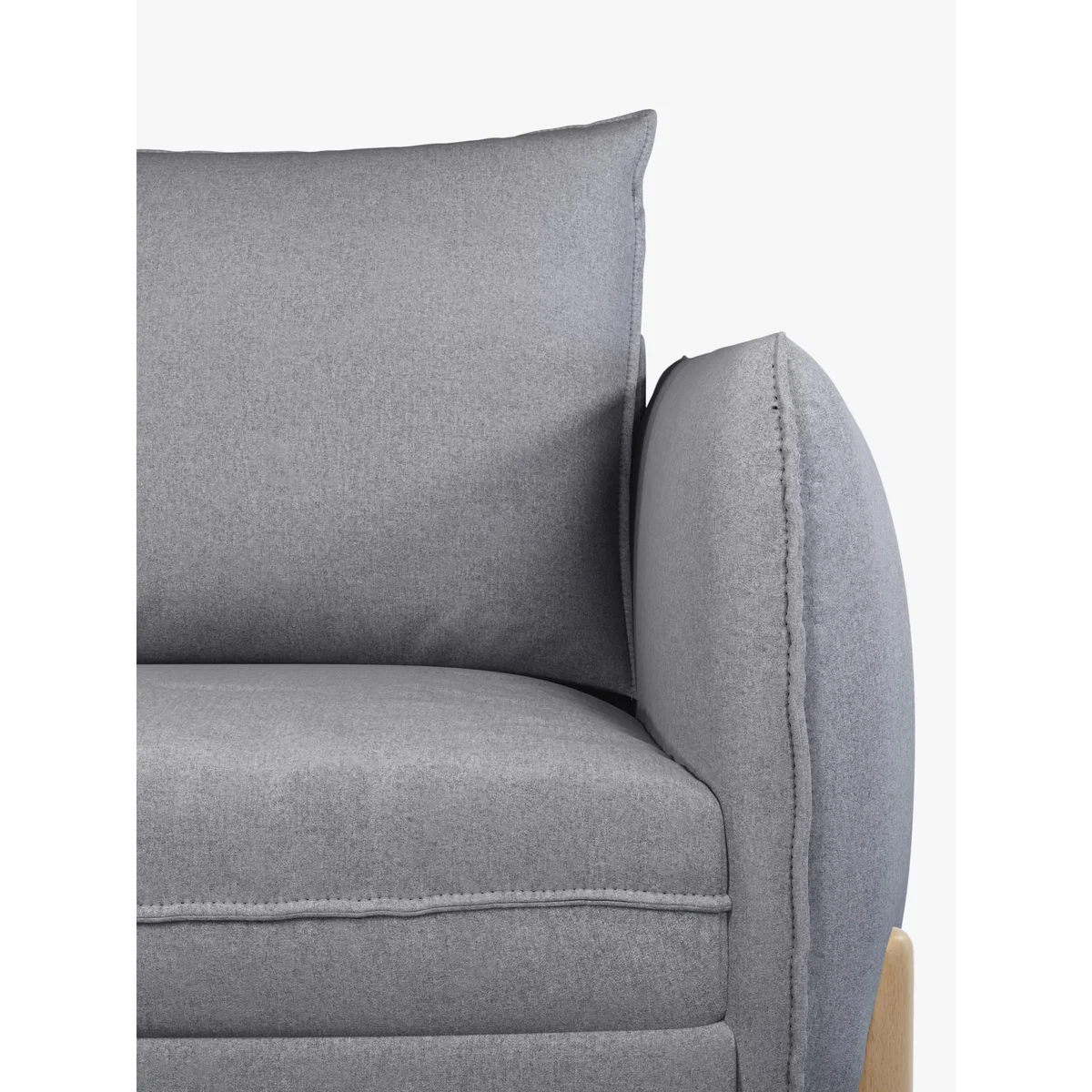 John Lewis & Partners Pillow Small 2 Seater Sofa, Light Leg – image 5