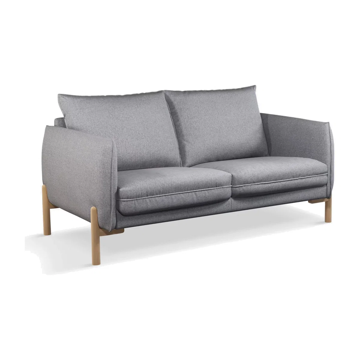 John Lewis & Partners Pillow Small 2 Seater Sofa, Light Leg – image 1