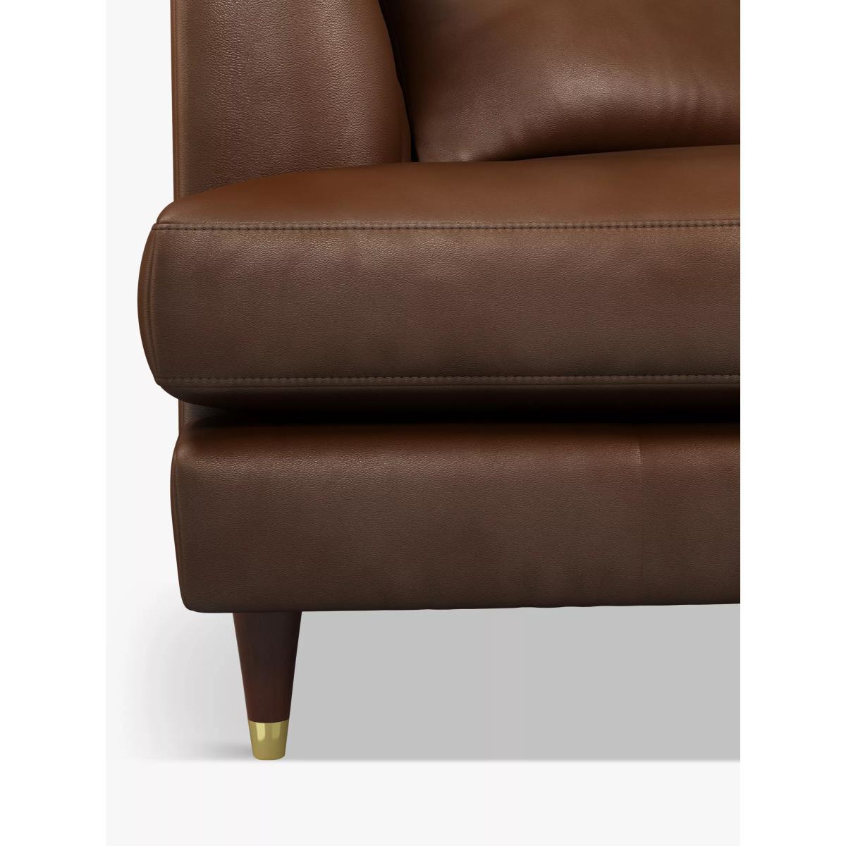 John Lewis & Partners Chester Grand 4 Seater Leather Sofa, Dark Leg – image 5