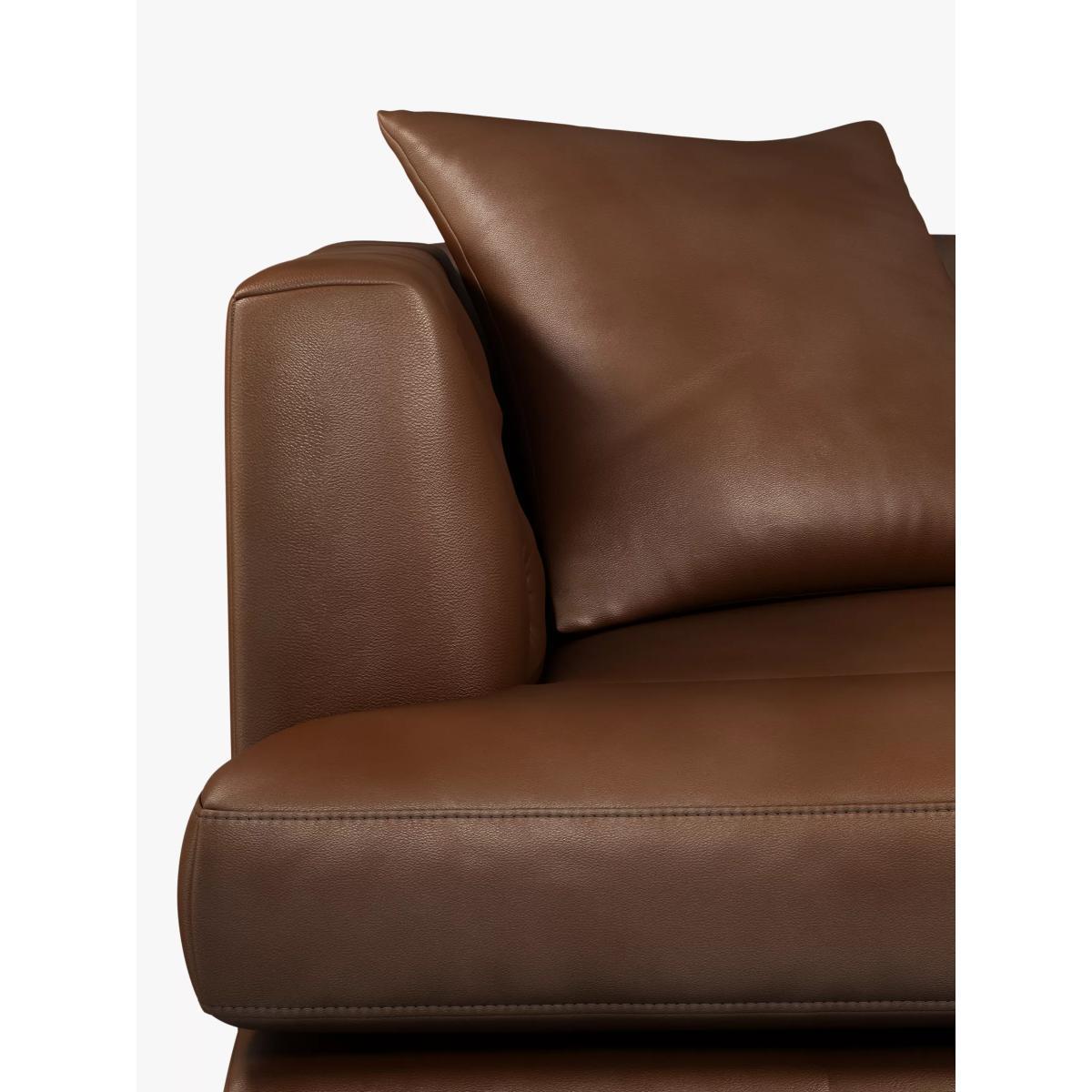 John Lewis & Partners Chester Grand 4 Seater Leather Sofa, Dark Leg – image 6