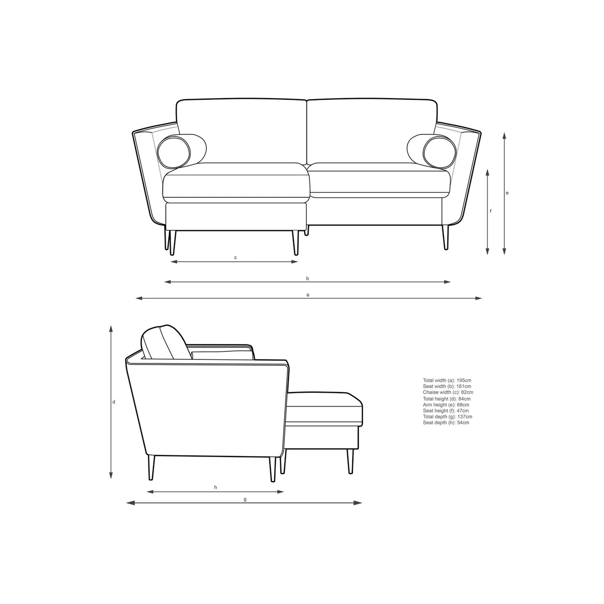 John Lewis & Partners Rise Large 3 Seater Reversible Chaise End Sofa, Light Leg, Fuse Grey – image 7