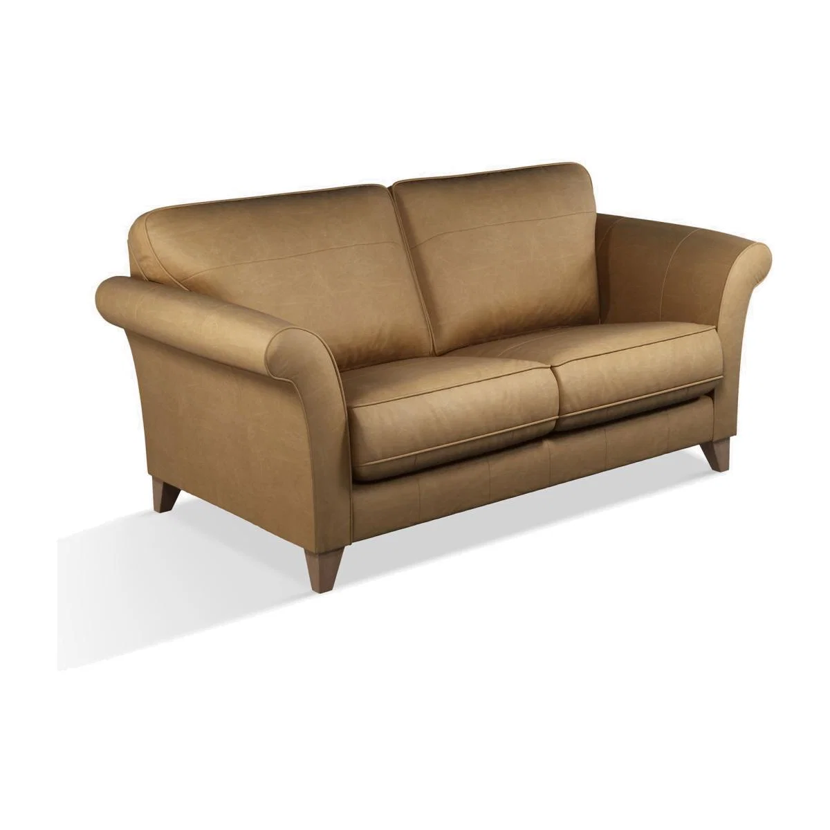 John Lewis & Partners Charlotte Large 3 Seater Leather Sofa, Dark Leg – image 1