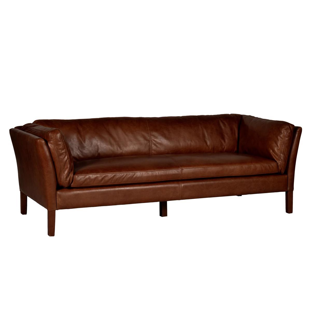 Halo Groucho Large 3 Seater Leather Sofa – image 3