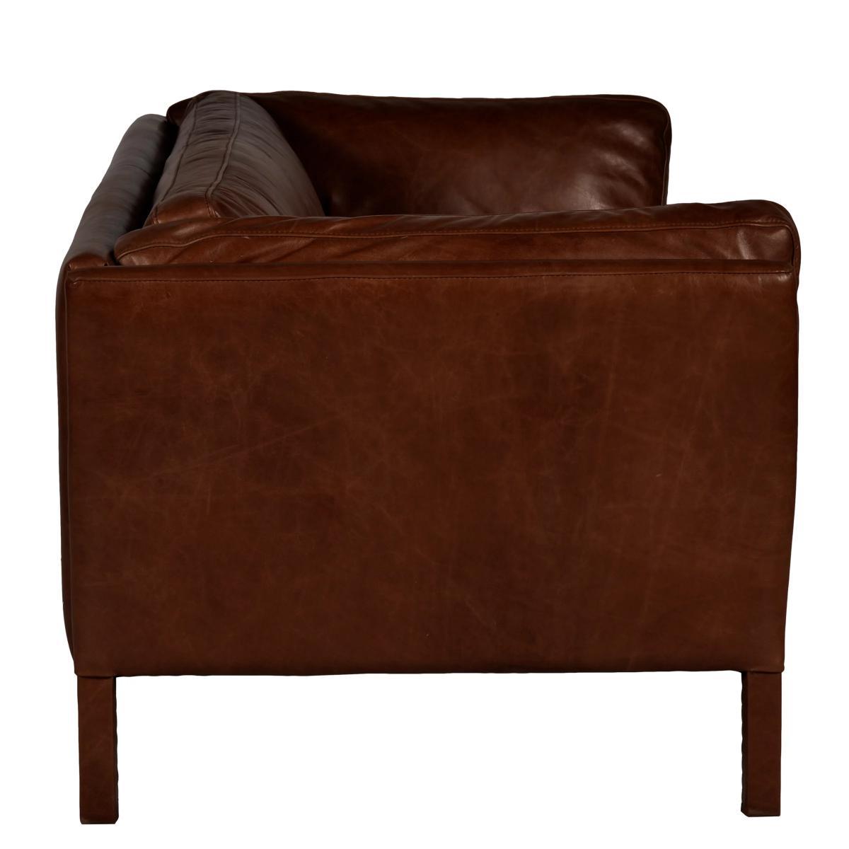 Halo Groucho Large 3 Seater Leather Sofa – image 5