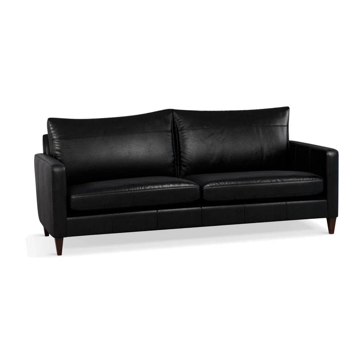 John Lewis & Partners Bailey Grand 4 Seater Leather Sofa, Dark Leg – image 1