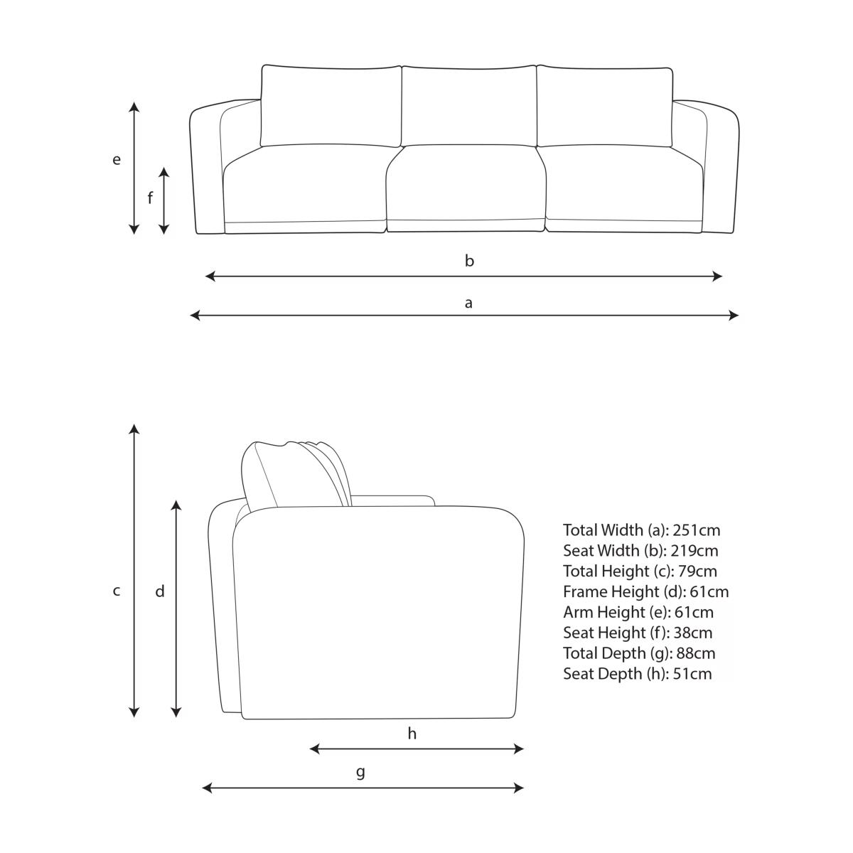 John Lewis Bundle Bold Large 3 Seater Sofa – image 2