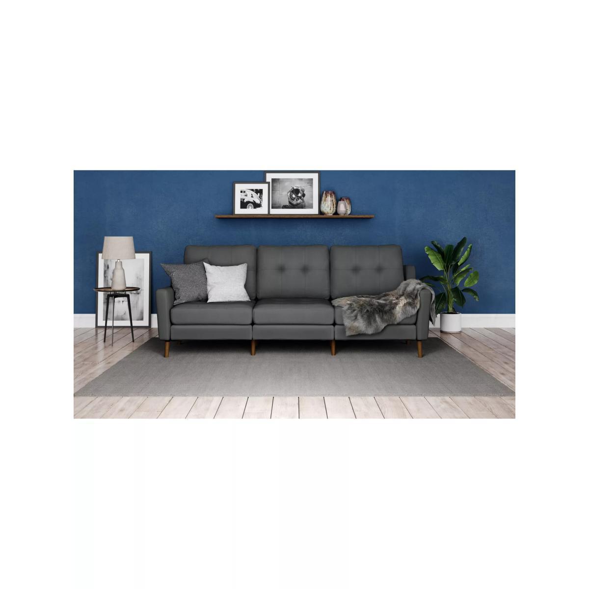 Sofi 'Sofa in a Box' Large 3 Seater Sofa, Dark Leg, Charcoal Grey – image 10