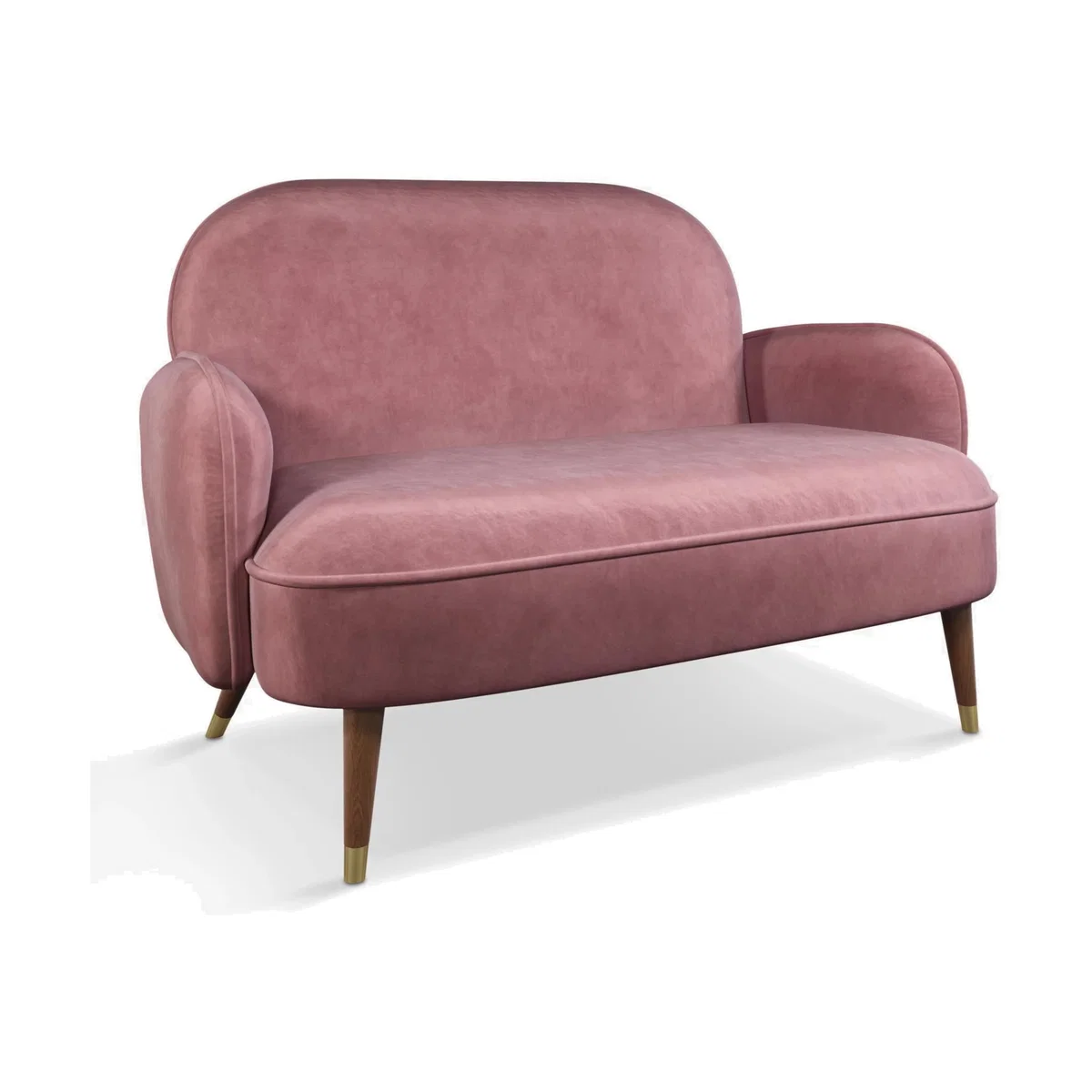ANYDAY John Lewis & Partners Cove Petite 2 Seater Sofa, Dark Gold Tipped Leg – image 1