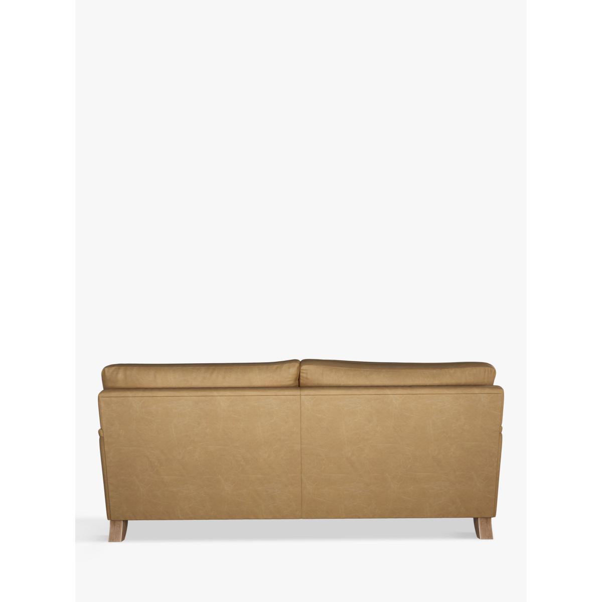 John Lewis & Partners Otley Large 3 Seater Leather Sofa, Dark Leg – image 3