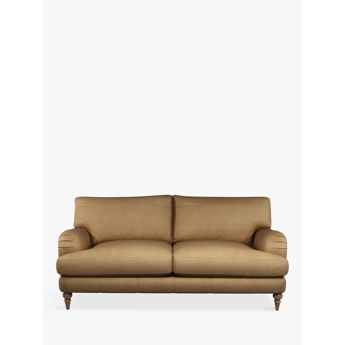 John Lewis & Partners Otley Large 3 Seater Leather Sofa, Dark Leg – image 4