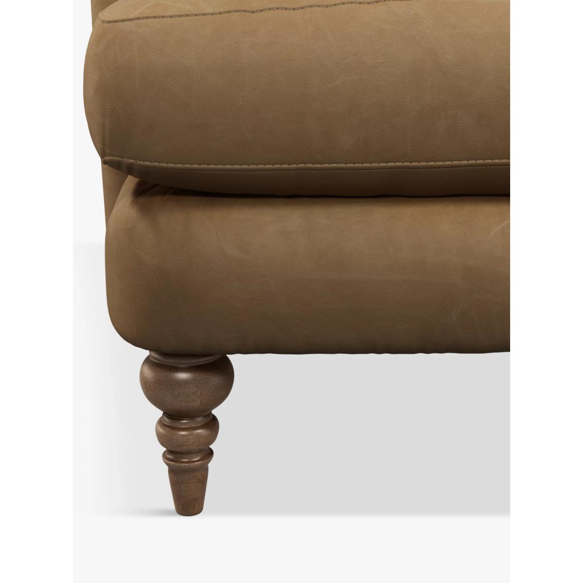 John Lewis & Partners Otley Large 3 Seater Leather Sofa, Dark Leg – image 5