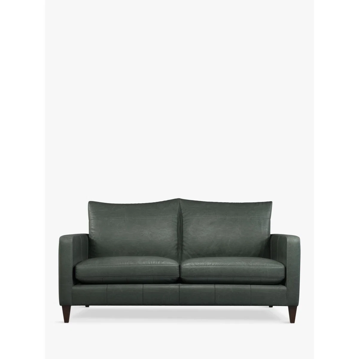 John Lewis & Partners Bailey Medium 2 Seater Leather Sofa, Dark Leg – image 4