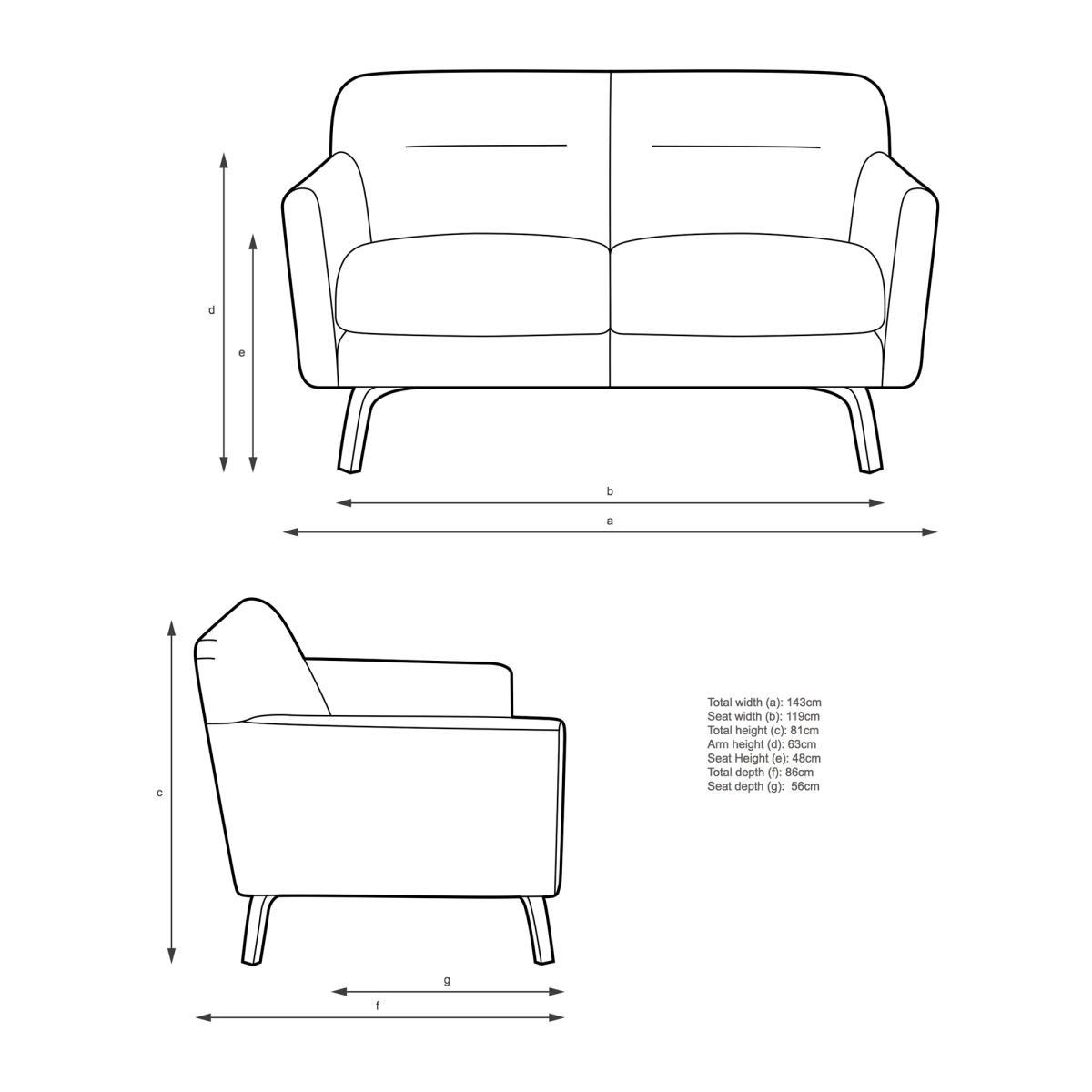 John Lewis & Partners Archie II Small 2 Seater Sofa, Light Leg – image 2