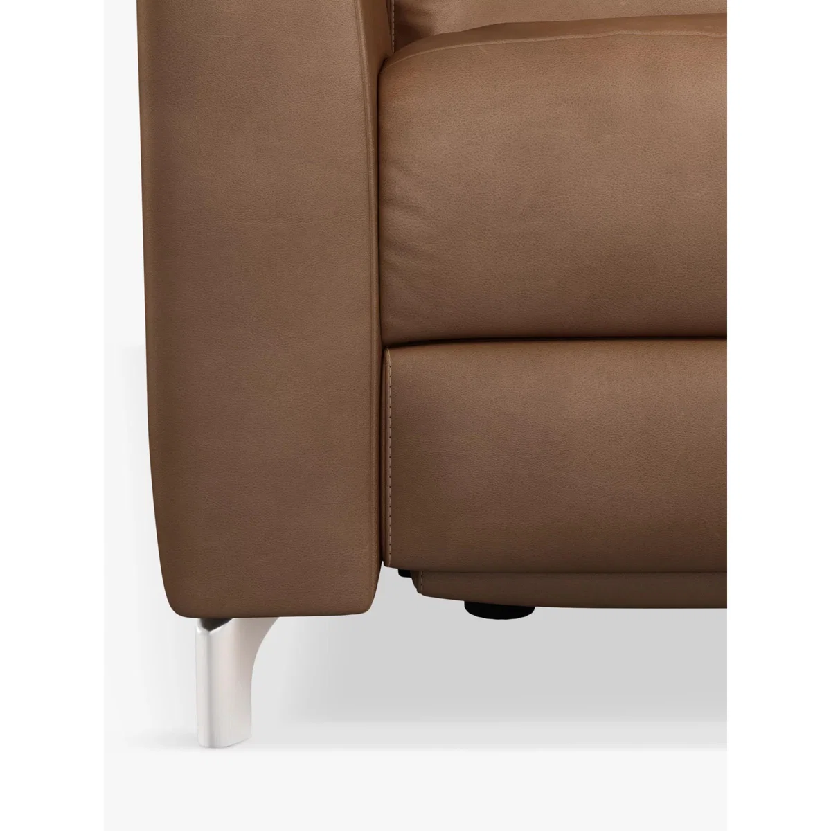 John Lewis & Partners Elevate Large 2 Seater Power Recliner Leather Sofa, Metal Leg – image 5