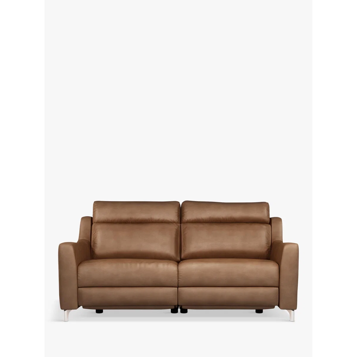 John Lewis & Partners Elevate Large 2 Seater Power Recliner Leather Sofa, Metal Leg – image 6