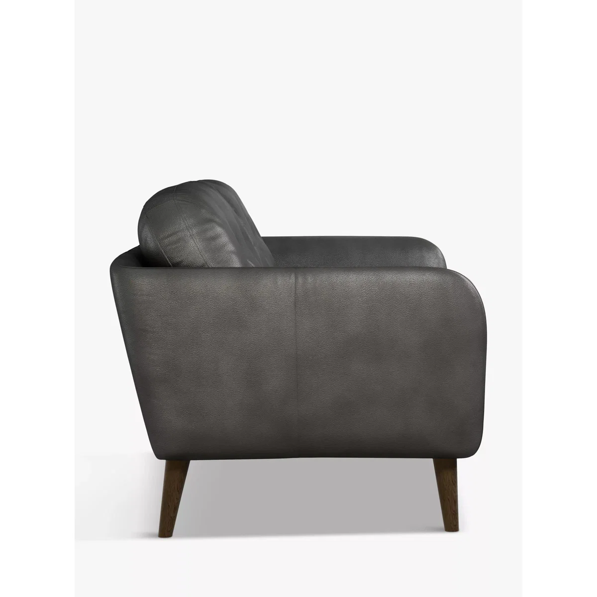John Lewis & Partners Arlo Small 2 Seater Leather Sofa, Dark Leg, Winchester Anthracite – image 2