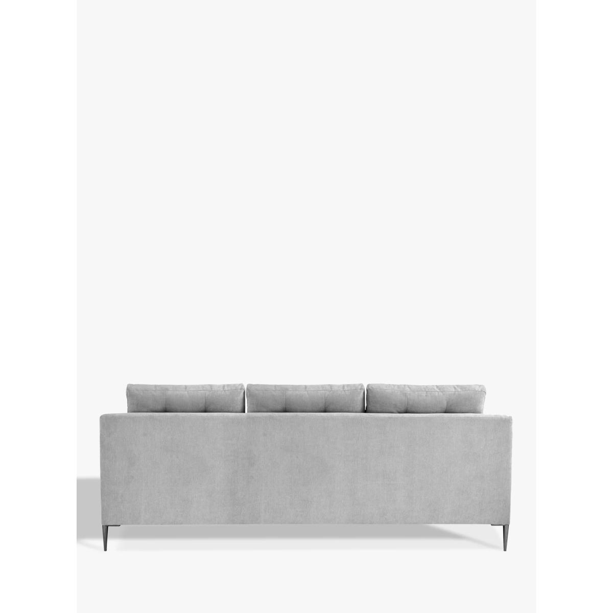 John Lewis & Partners Draper Large 3 Seater Sofa, Light Leg, Saga Grey – image 2