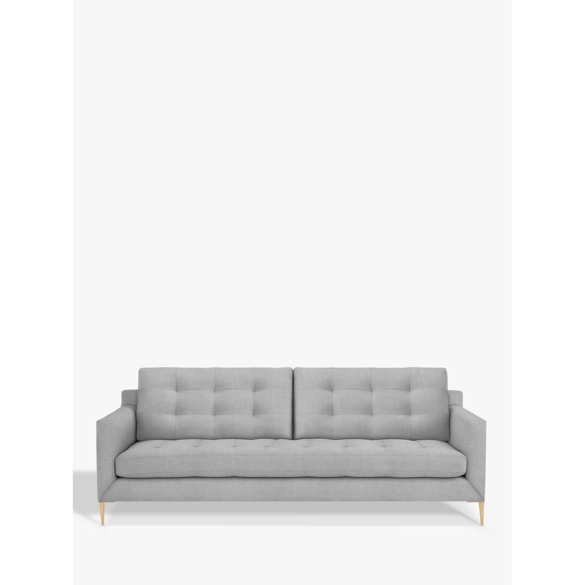 John Lewis & Partners Draper Large 3 Seater Sofa, Light Leg, Saga Grey – image 3