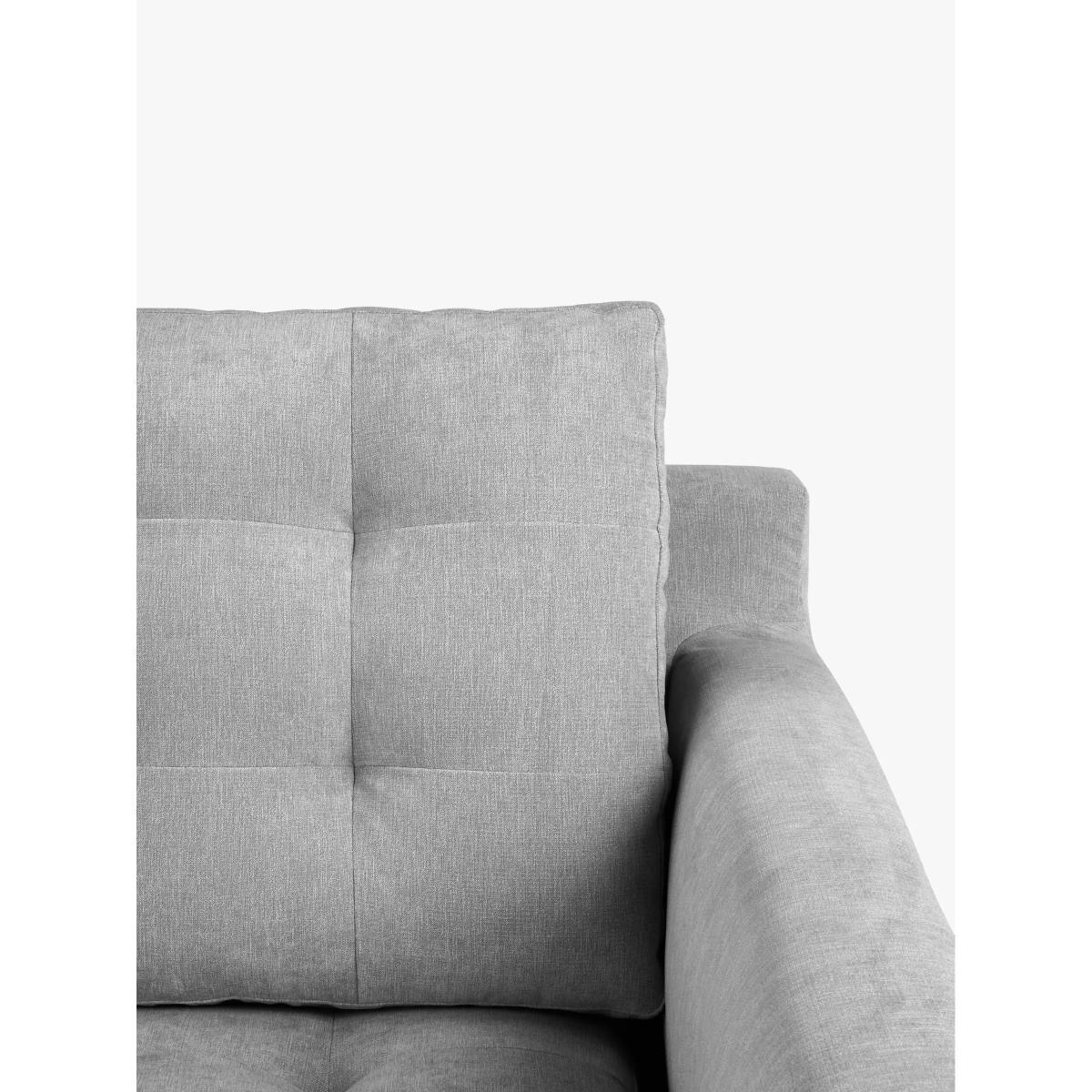 John Lewis & Partners Draper Large 3 Seater Sofa, Light Leg, Saga Grey – image 4