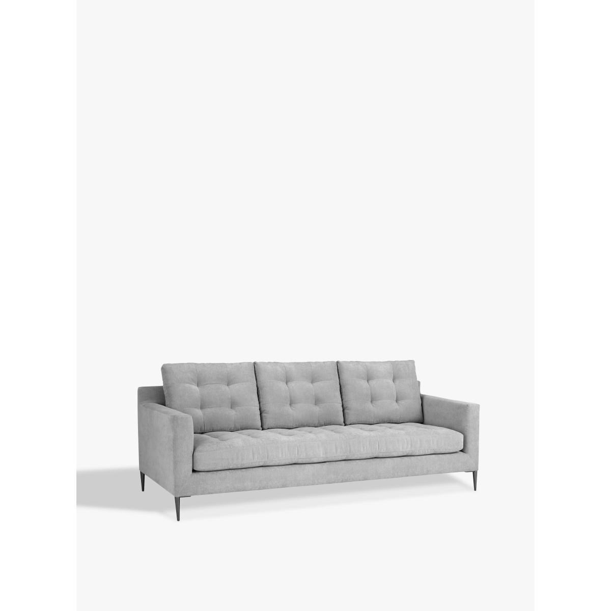 John Lewis & Partners Draper Large 3 Seater Sofa, Light Leg, Saga Grey – image 6