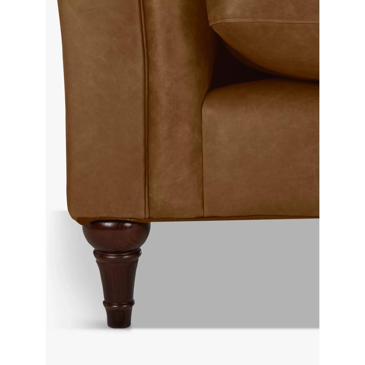 John Lewis & Partners Cromwell Chesterfield Grand 4 Seater Leather Sofa, Dark Leg – image 7