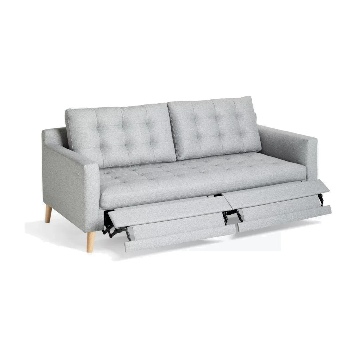John Lewis & Partners Draper Motion Large 3 Seater Sofa with Footrest Mechanism – image 1