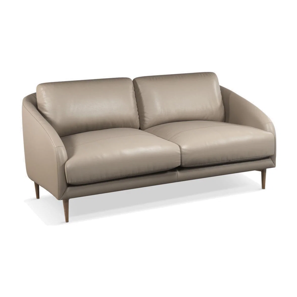 John Lewis & Partners Cape Medium 2 Seater Leather Sofa, Dark Leg – image 1