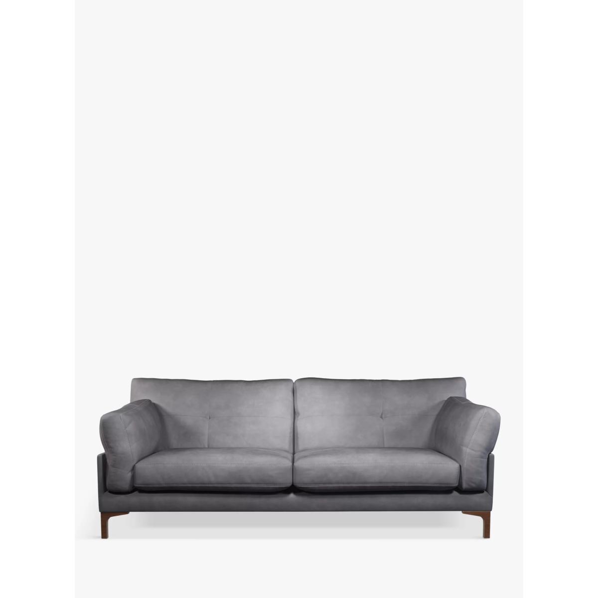 John Lewis & Partners Java II Large 3 Seater Leather Sofa, Dark Leg – image 4