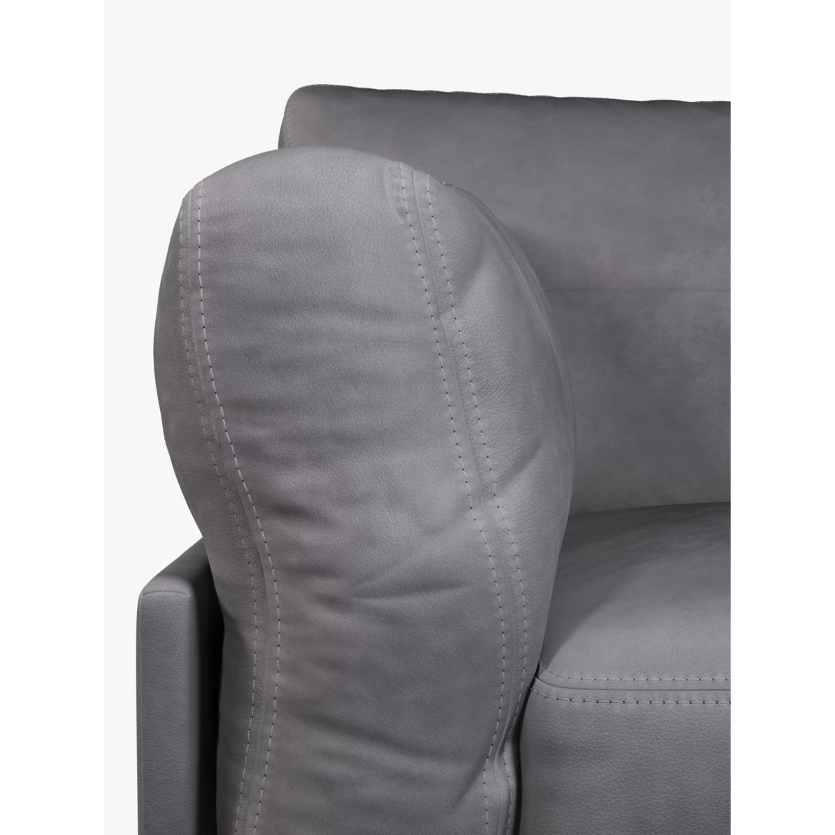 John Lewis & Partners Java II Large 3 Seater Leather Sofa, Dark Leg – image 6