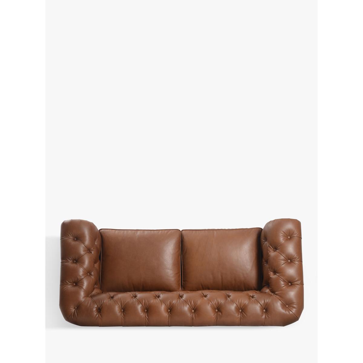 Halo Earle Chesterfield Large 3 Seater Leather Sofa – image 5