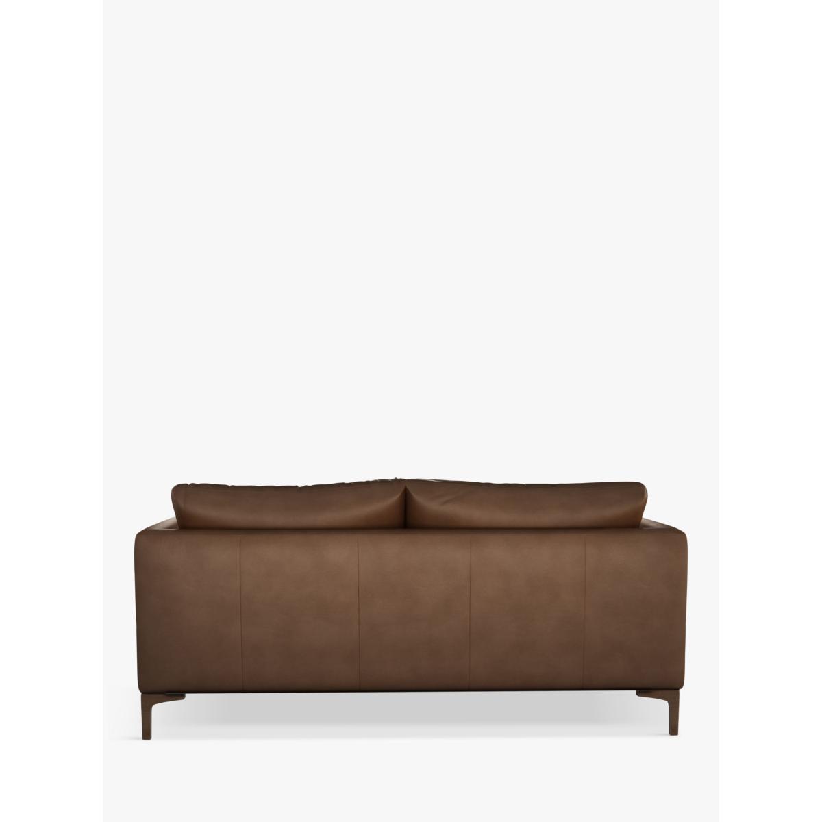John Lewis & Partners Belgrave Motion Medium 2 Seater Leather Sofa with Footrest Mechanism, Dark Leg – image 3