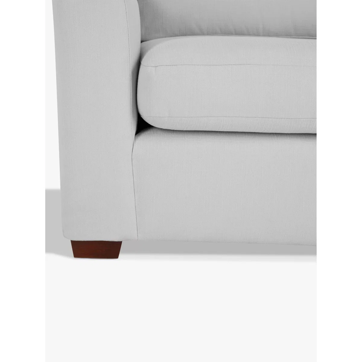 John Lewis & Partners Oliver Medium 2 Seater Sofa, Light Leg, Aquaclean Matilda Steel – image 5