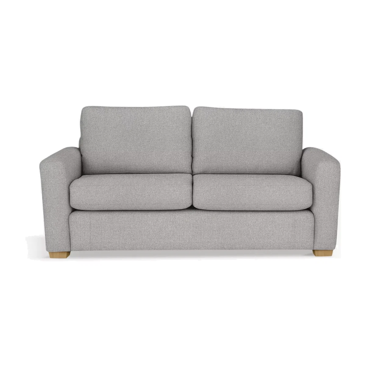 John Lewis & Partners Oliver Medium 2 Seater Sofa, Light Leg, Aquaclean Matilda Steel – image 1