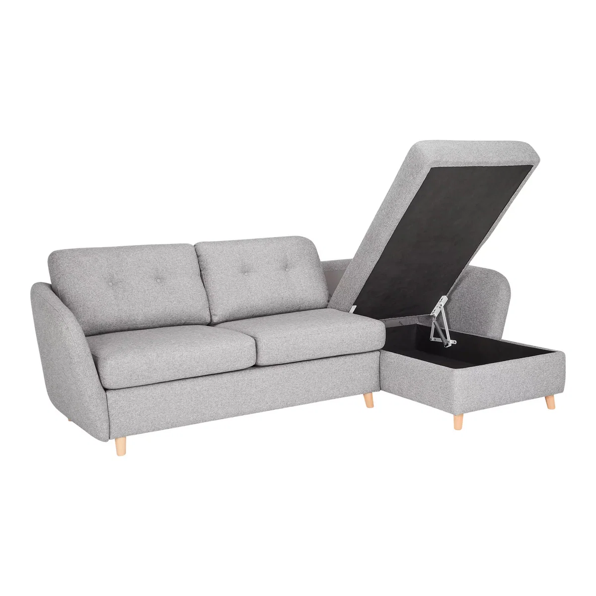 John Lewis & Partners Arlo 5+ Seater RHF Chaise with Storage Sofa Bed – image 8