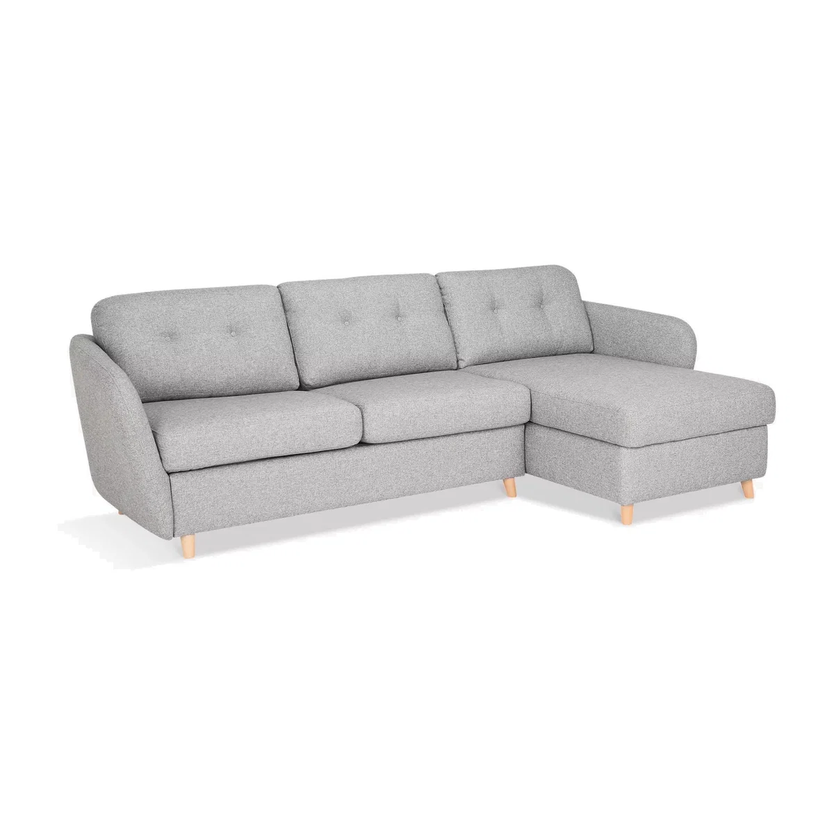 John Lewis & Partners Arlo 5+ Seater RHF Chaise with Storage Sofa Bed – image 1