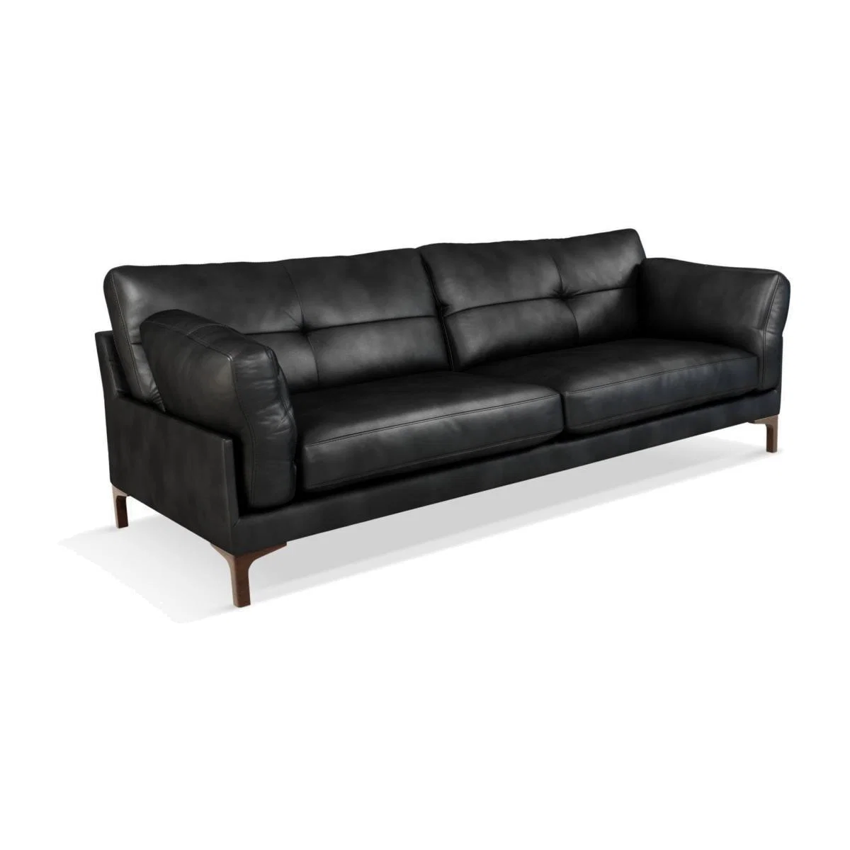 John Lewis & Partners Java II Grand 4 Seater Leather Sofa, Dark Leg – image 1