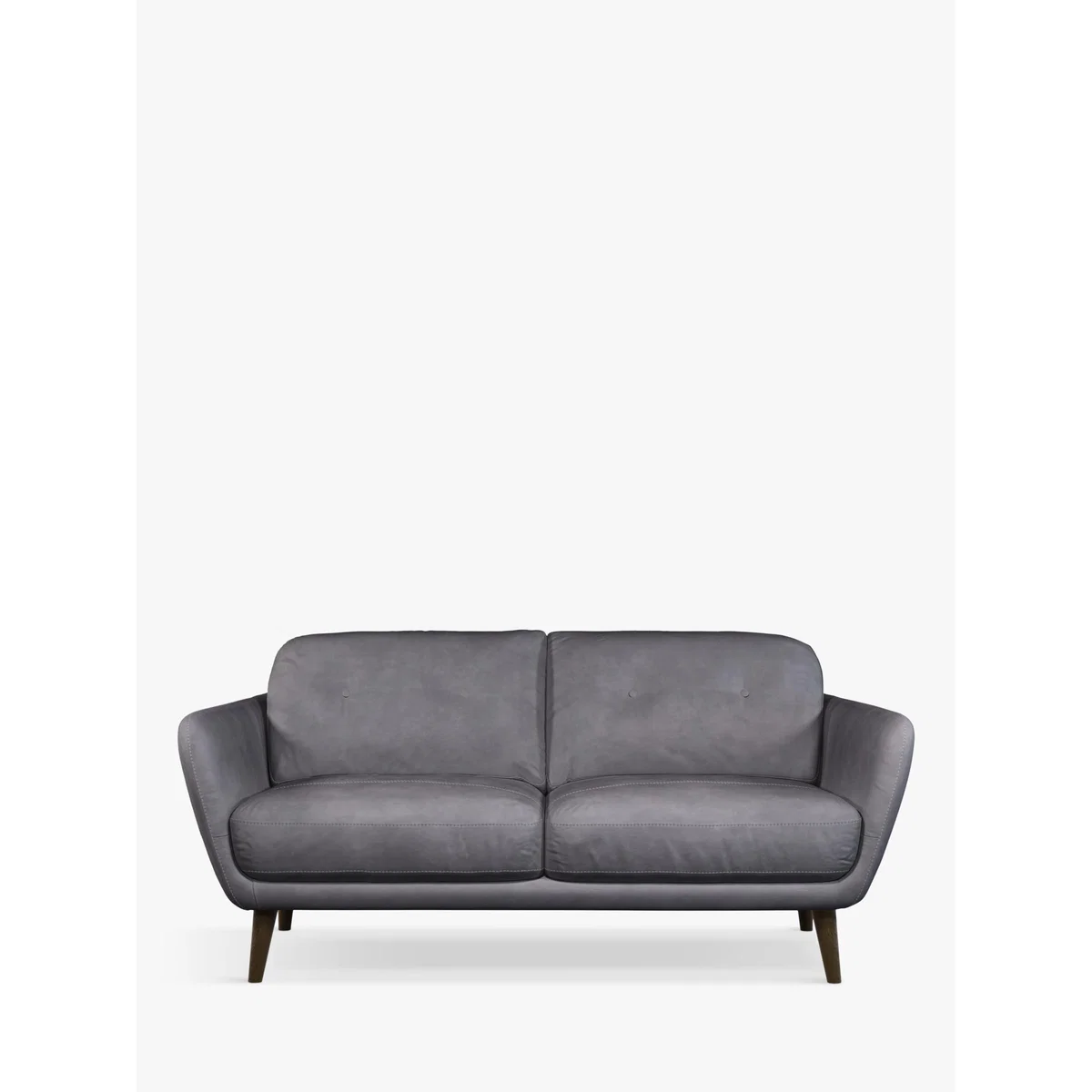 John Lewis & Partners Arlo Medium 2 Seater Leather Sofa, Dark Leg – image 4