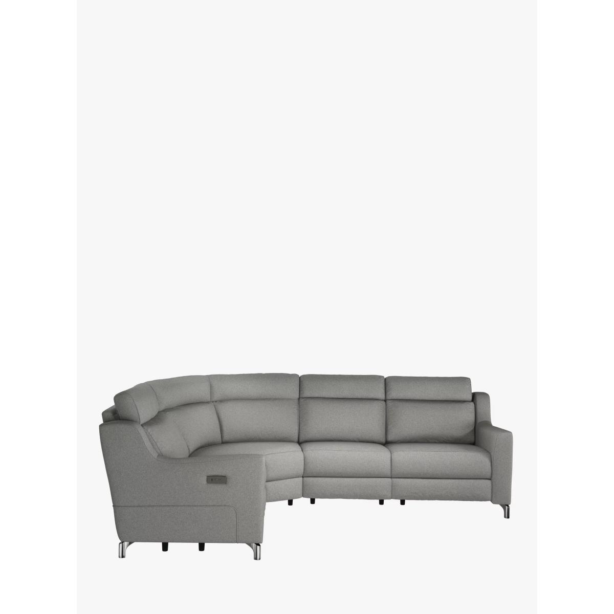 John Lewis Elevate Large 4 Seater Power Recliner Corner Sofa, Metal Leg – image 2